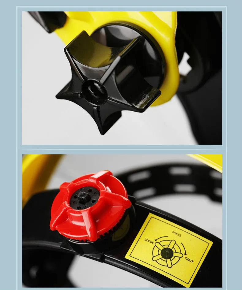 Heat-proof oil fume mask PC face shield in black, blue, orange, pink, or yellow for kitchen cooking