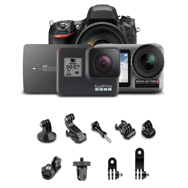 Black Bluetooth selfie stick with tripod legs extended and wireless remote, shown next to a smartphone.