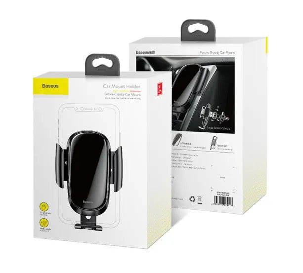 Universal smart car bracket with adjustable arm and suction cup base mounted on car dashboard