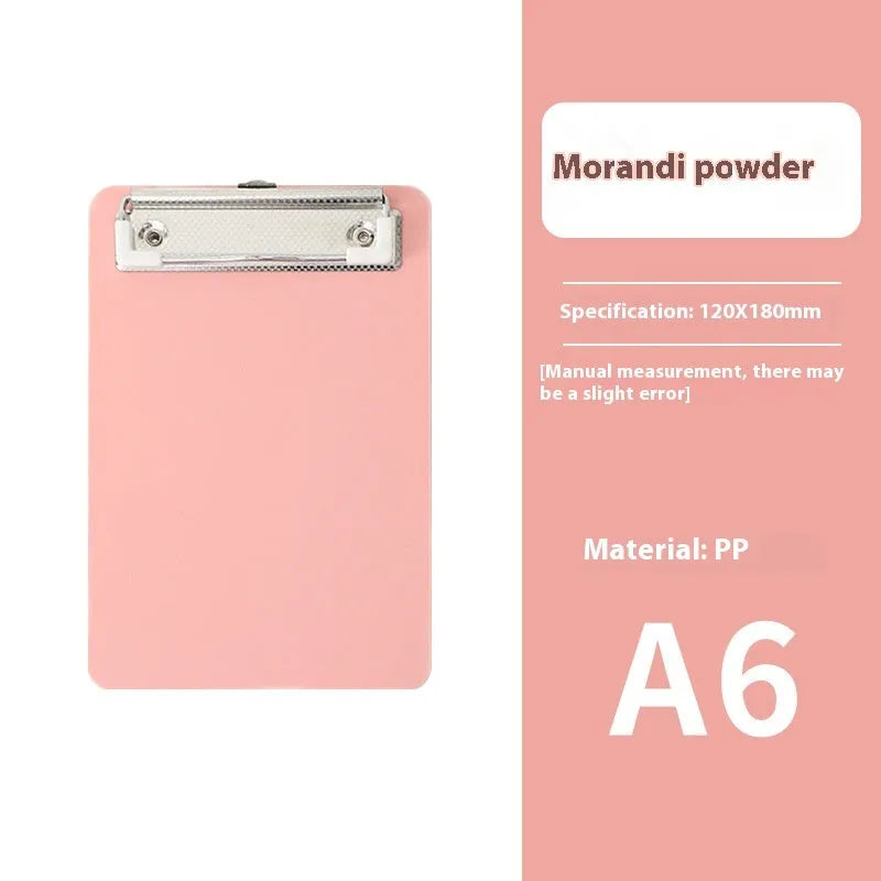 A4 plywood writing pad with extra thick board in black, blue, green, pink or white for office and study use