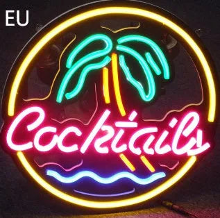 LED coffee neon billboard advertising light with mixed colour illumination for business decoration