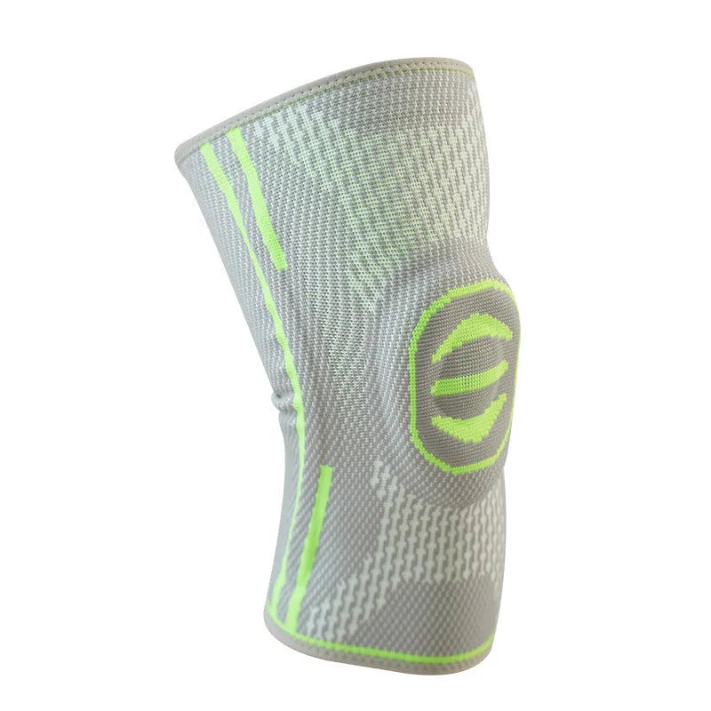 Cotton mountaineering knee pads in green, blue, yellow colours available in M, L, XL sizes