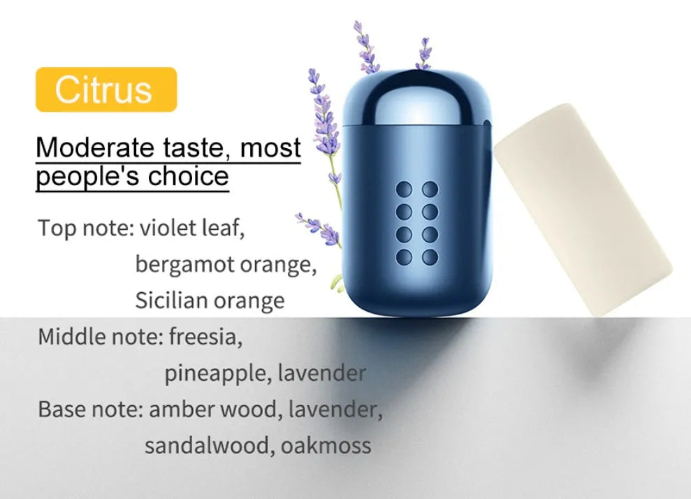 Car air freshener aromatherapy neutral fragrance for vehicle interior, available in multiple models