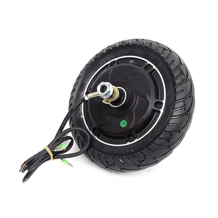 Xinaoma brushless hub motor toothless wheel 8 inch 350W black for electric scooter skateboard