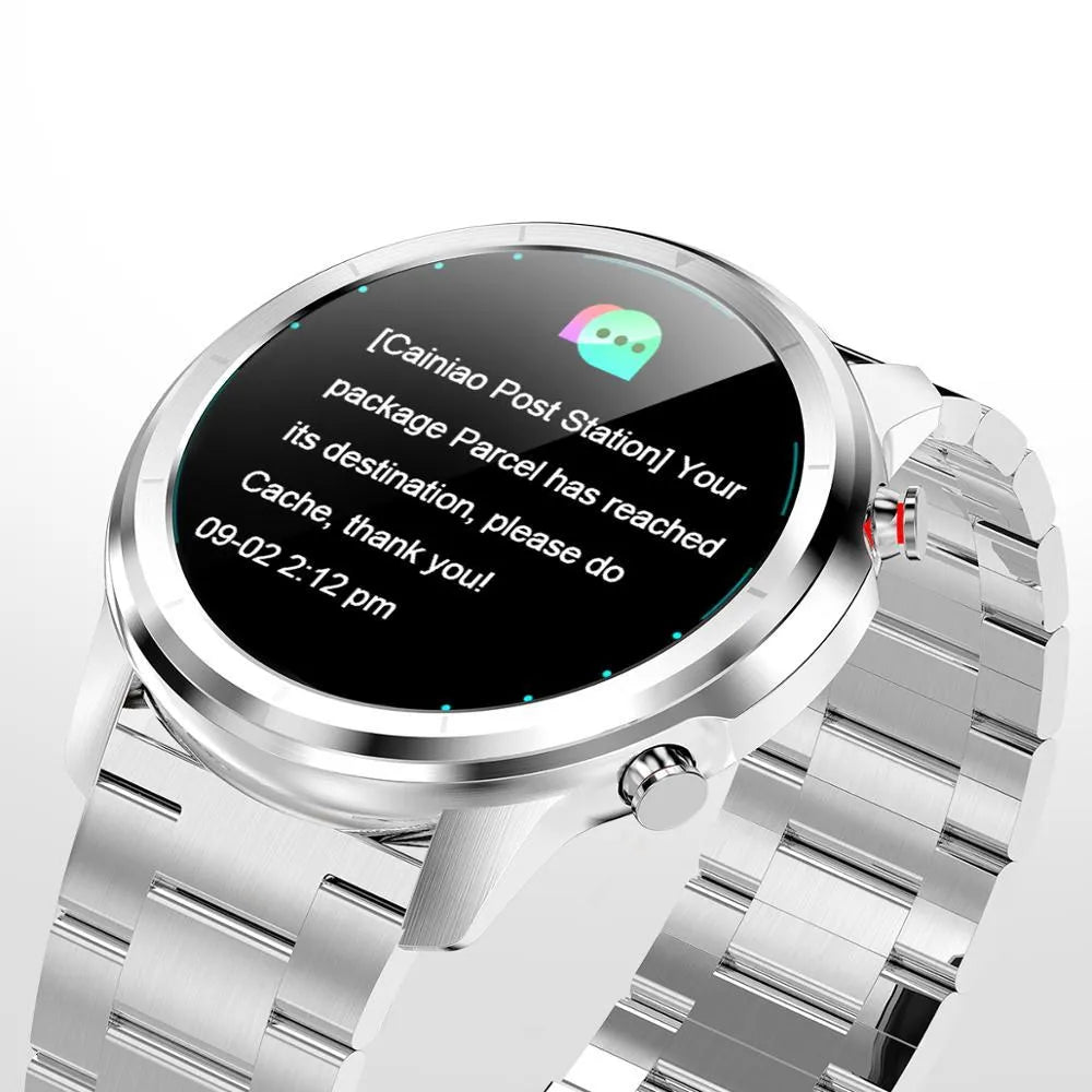 LEMFO LF26 smart bracelet with 1.3-inch screen shown in black, brown and silver colour options