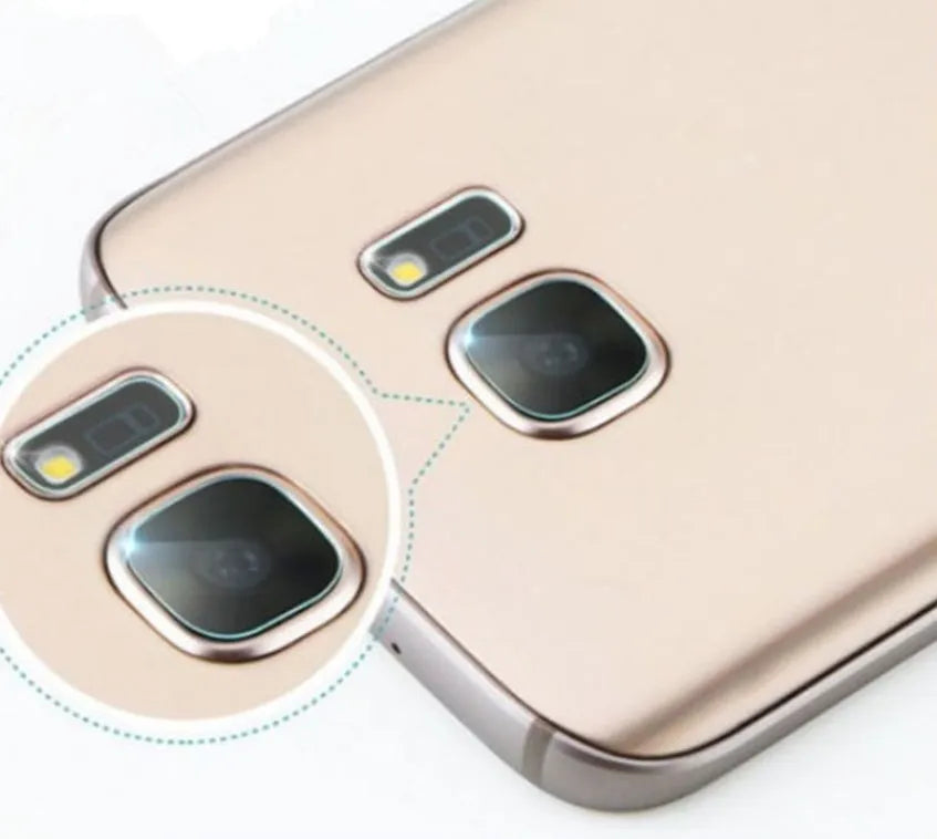 Samsung smartphone rear camera tempered glass protective lens film and flash film for S7 edge S8 S9 S10 Note models