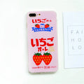 Strawberry painted TPU PC back cover phone case for Apple iPhone 11 in pink colour
