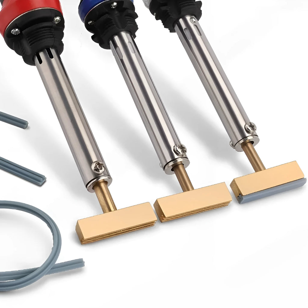 Pressure screen soldering iron hot press head with mica heating core for welding repair, 30W 40W 60W options