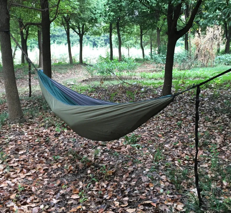 Outdoor camping warm cover for hammock 320D nylon TC cotton fill adjustable 230x110cm