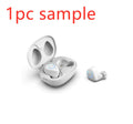Black and white M18 true wireless in-ear stereo headset with Bluetooth 5.0.