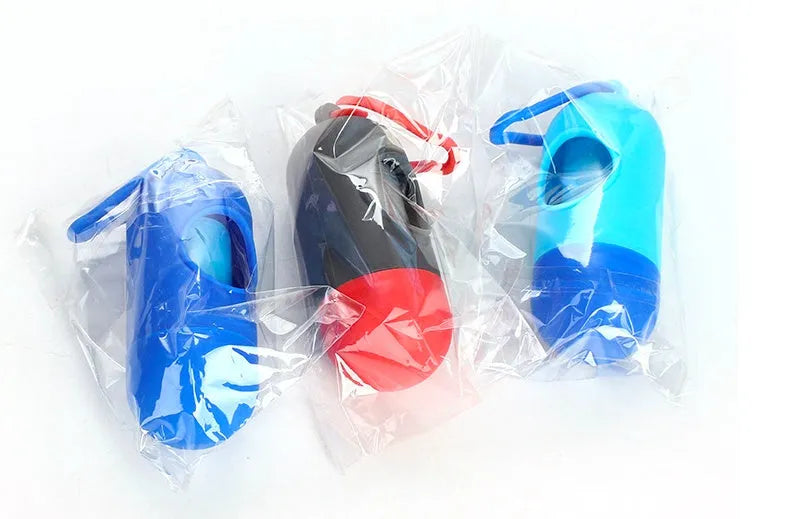 Roll of 22.5 by 30 cm coloured pet waste bags for dog cleanup