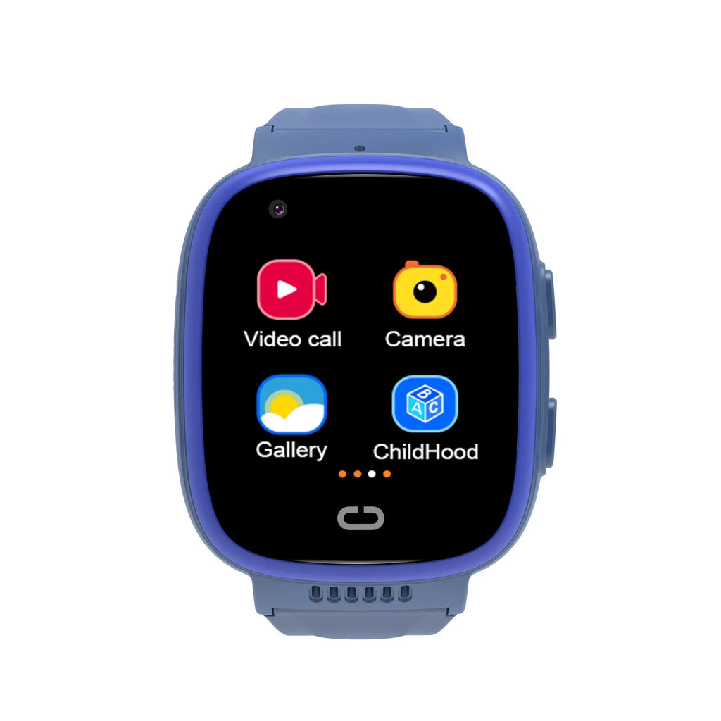 LT08 Netcom video children's phone watch in pink, waterproof with camera and mobile positioning