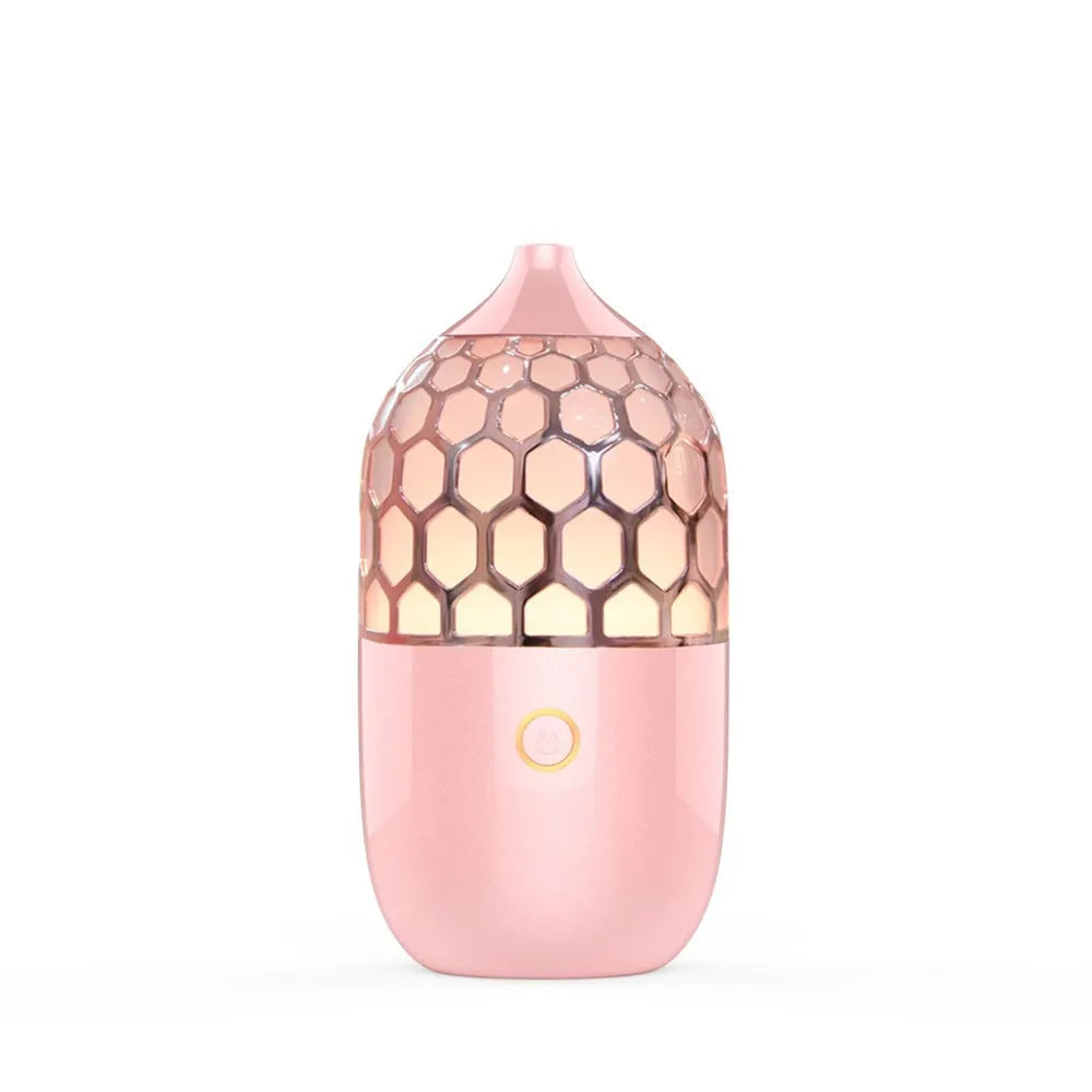 Asakusa pink aroma diffuser, 24V DC 12W household aromatherapy unit with under 1 litre water tank