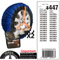 KD Auto Snow Sock black jacquard polyester winter textile anti-skid chain for all car models