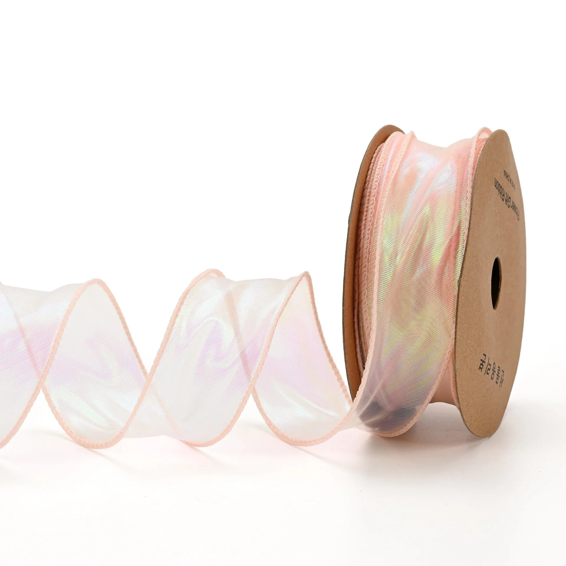Fishtail yarn colourful wave ribbon in eight colours for DIY floral and gift projects