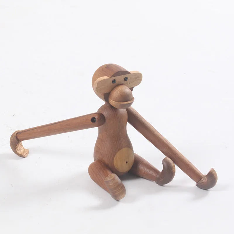 Small brown wooden craft gift 20cm high for personal gifting