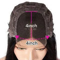 Real human hair lace front wig with 4x4 lace headgear in star fashion style