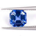Royal blue love shaped tiara gemstone in multiple shapes and carat weights for jewellery making