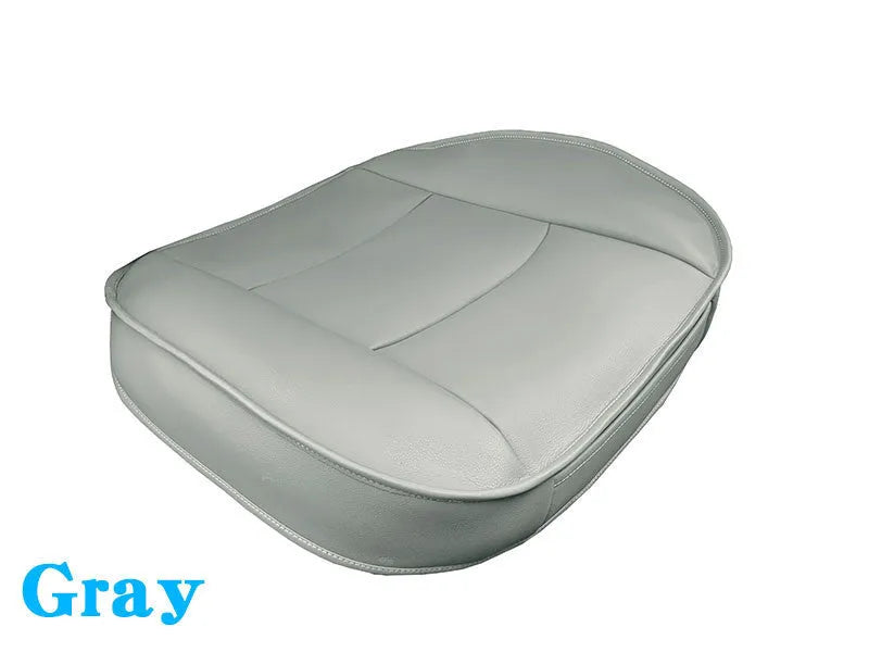 PU leather car seat cover for four-door SUV in black beige gray