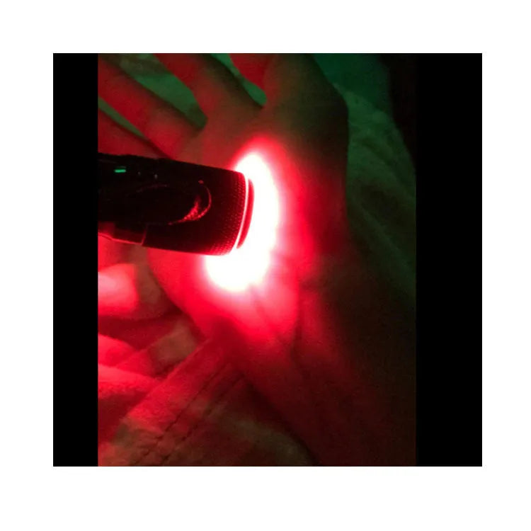 Black aluminium alloy Smart Vein Locator handheld medical device with red LED light