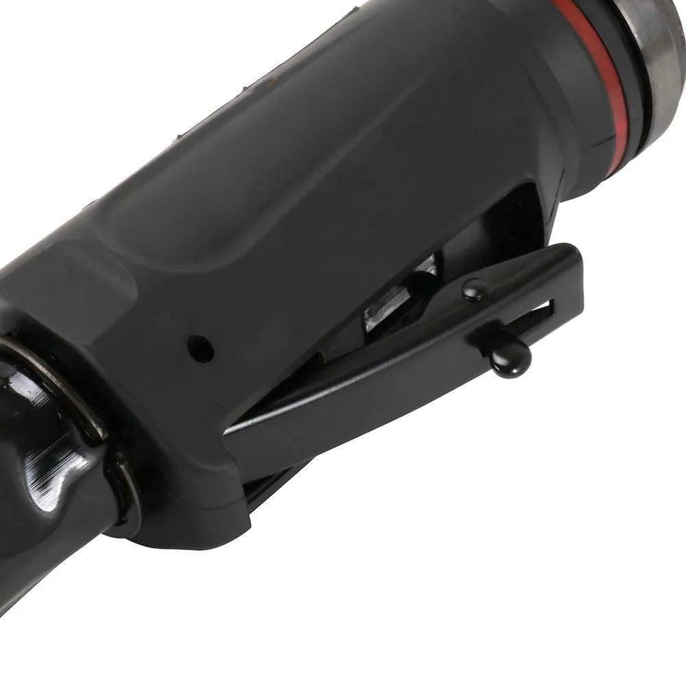 Pneumatic rubber tapping knife with aluminium alloy body, black rubber handle, and 200mm blade for cutting silicone sealant