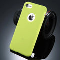 Candy colour soft silicone TPU phone case for iPhone, shown in various colours.