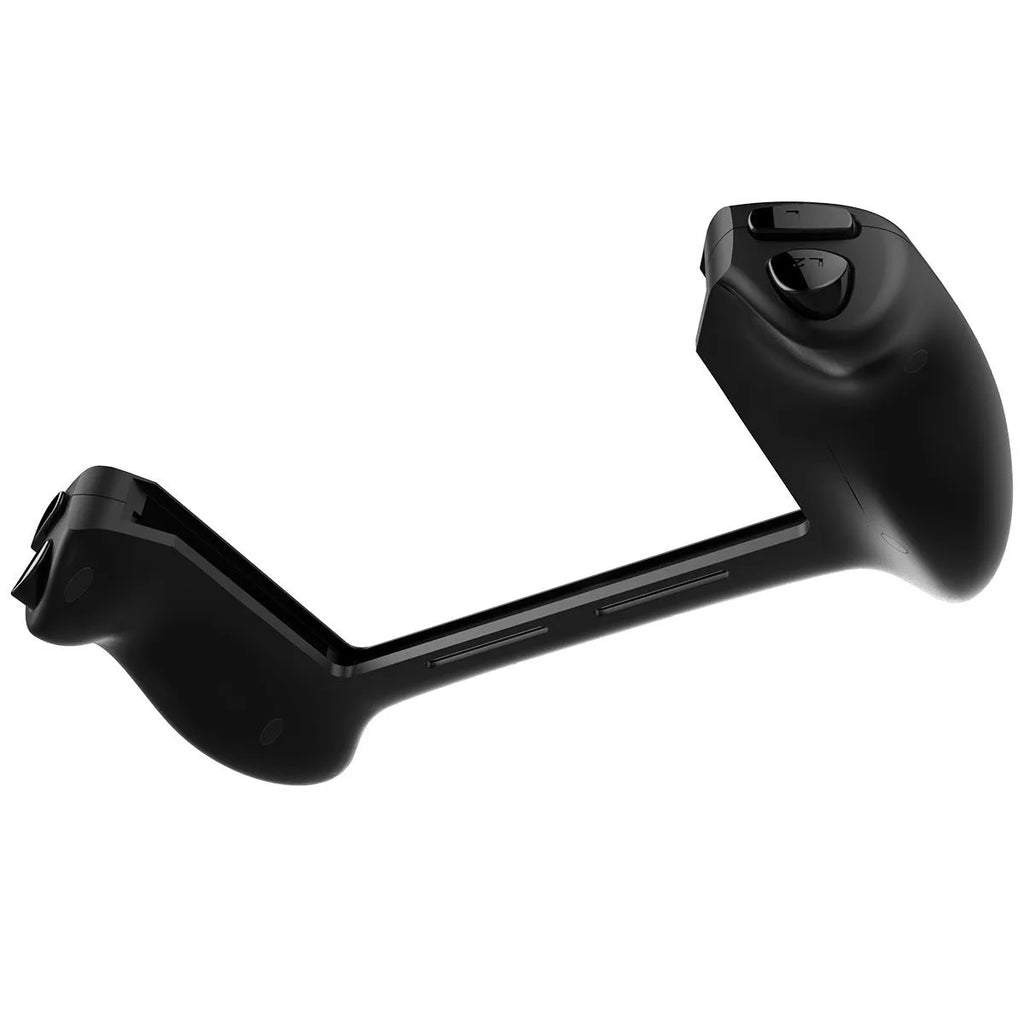 Black wireless Bluetooth gamepad controller for Nintendo Switch with ergonomic grip.