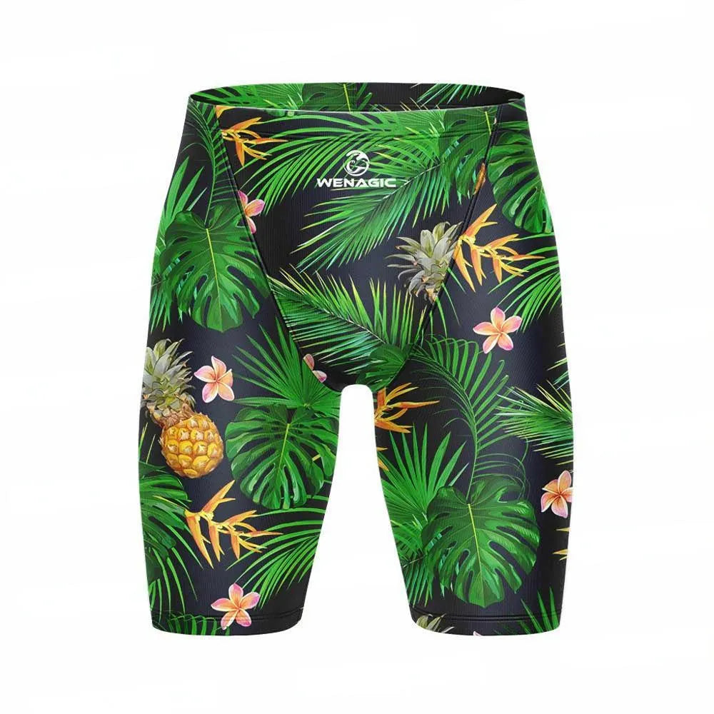 Adult swimming briefs in a briefs style made from Lycra and polyester fabric, shown in multiple colour options.