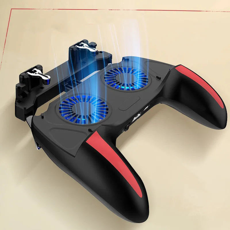 H10 smartphone cooling fan accessory for 4.7-6.5 inch mobile phones in ABS plastic