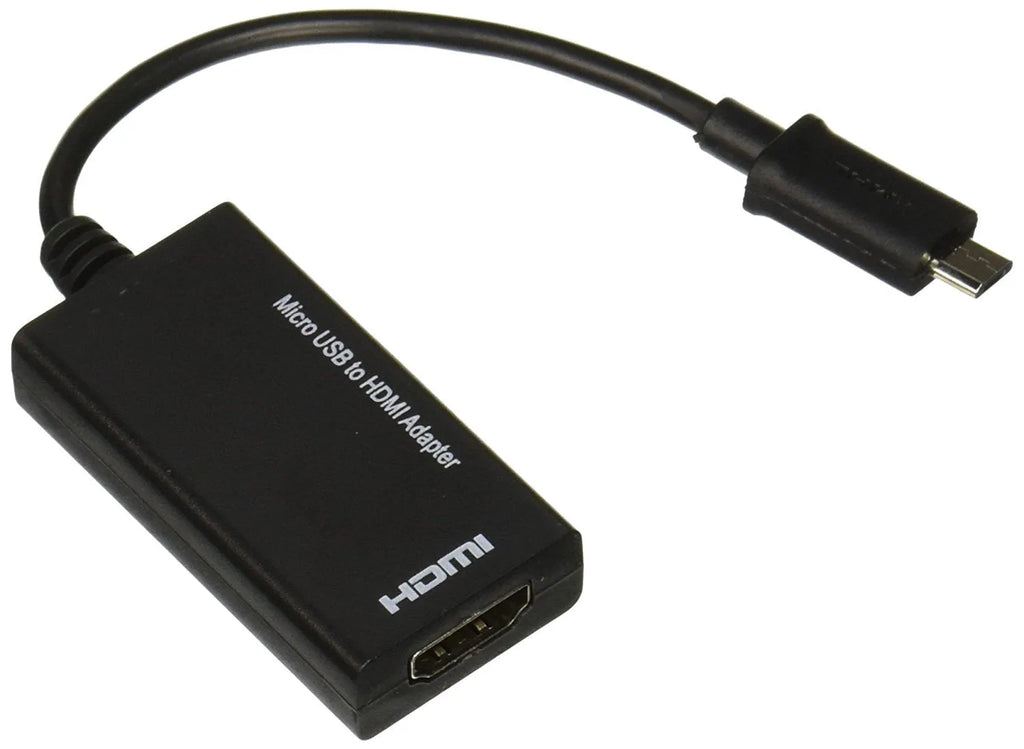 Black HD to HDMI adapter converter cable with 3.5mm audio port for connecting cameras to monitors