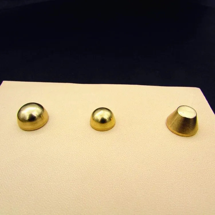 Brass decorative buckle for shoe decoration in 10mm and 12mm sizes