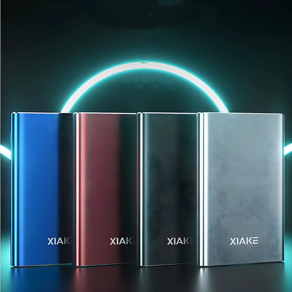 Xia Ke 160GB external hard disk in aluminium alloy casing with USB 3.0 cable