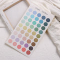 Round copper plate sticker in Morandi colour with 2cm diameter for hand book sealing