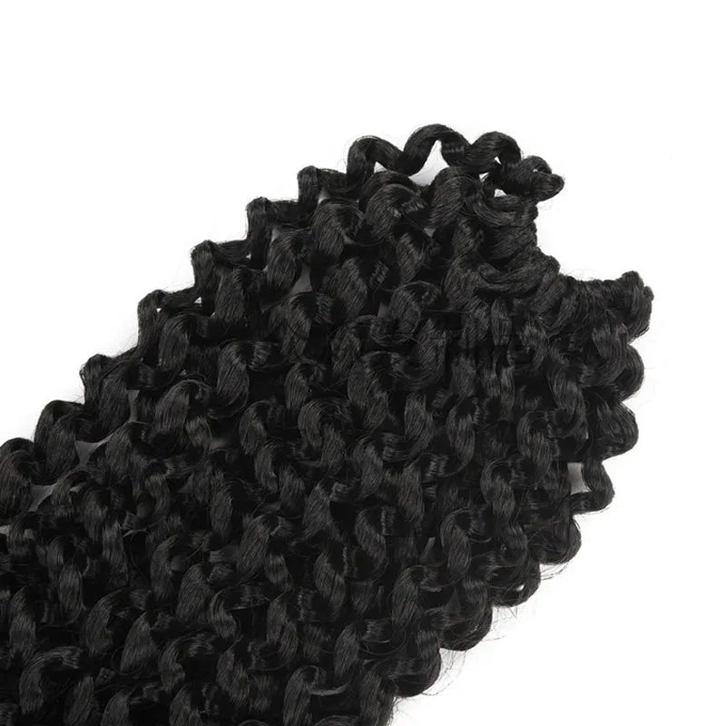 Passion twist crochet braid hair extensions 18 inch spring twist high temperature wire fibre black colour
