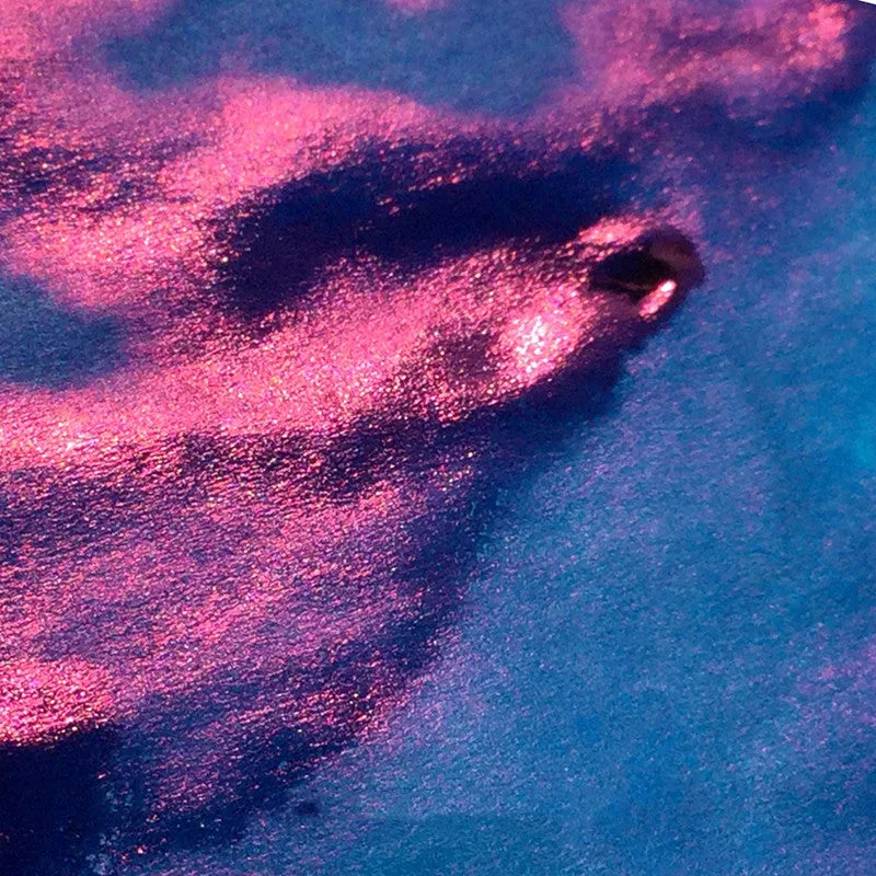 Gold powder colour ink bottle for fountain pens with gradient and sheen effects in red tide or truffle colours