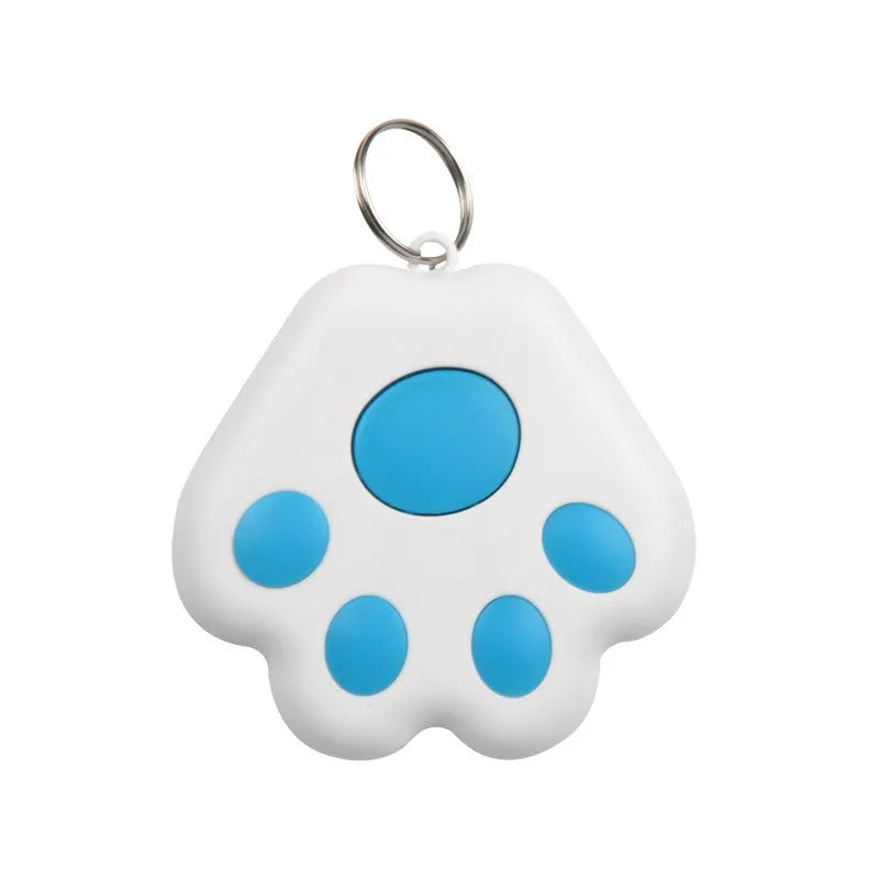 Bluetooth dog collar tracker with two-way alarm in eight colour options on a pet collar