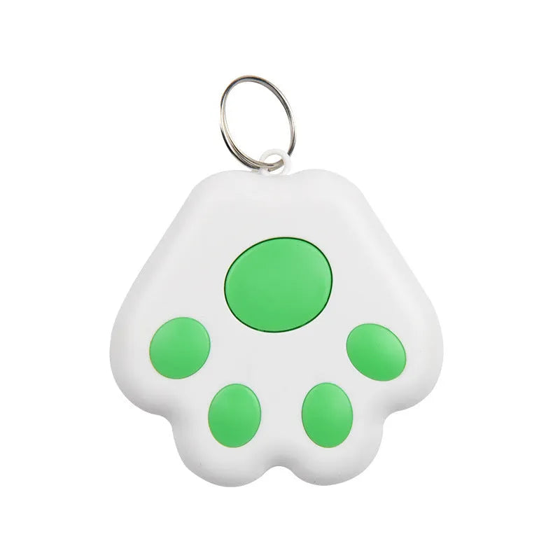 Bluetooth dog collar tracker with two-way alarm in eight colour options on a pet collar
