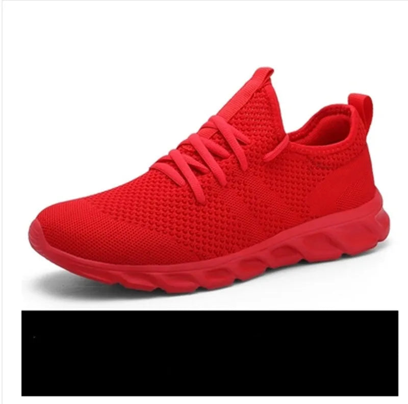 Men's black and white mesh sneakers with PVC soles and round toe design for casual spring wear
