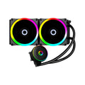 Iceberg 240 Phantom black all-in-one CPU liquid cooler with 240mm radiator and ARGB fan