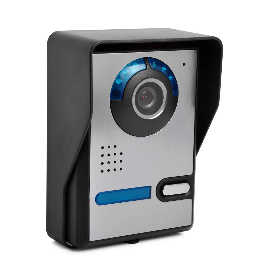 7-inch HD video door phone intercom system with indoor monitor and outdoor waterproof camera.