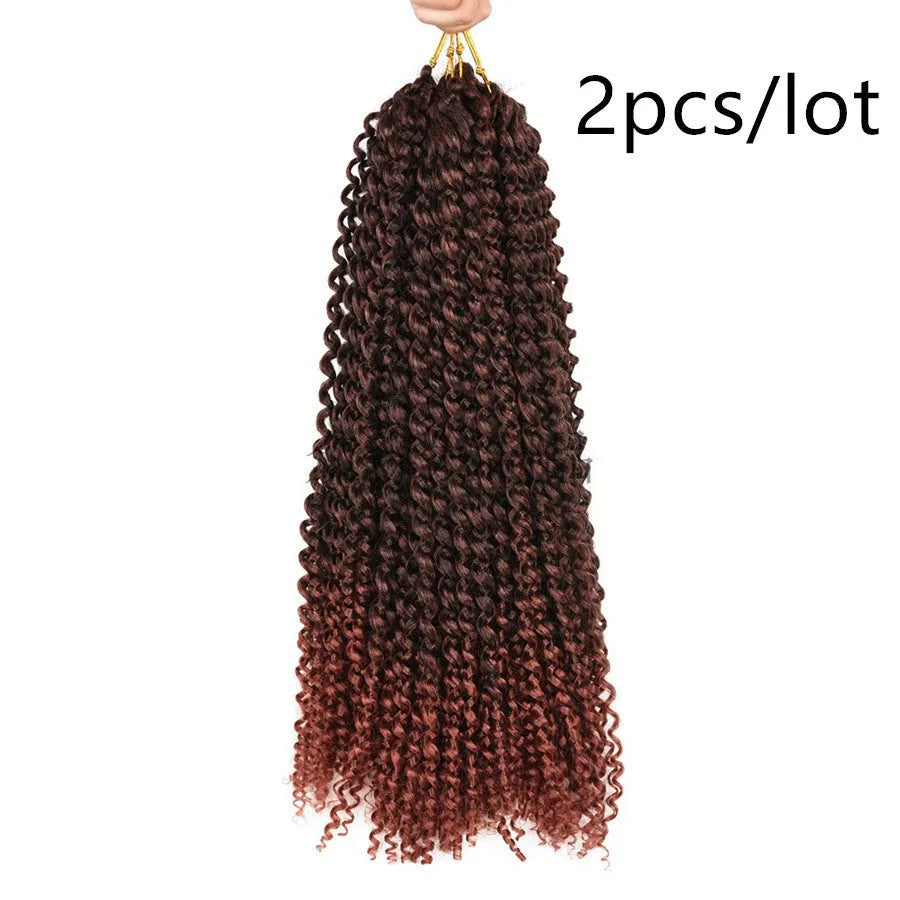 Passion twist crochet braid hair extensions 18 inch spring twist high temperature wire fibre black colour