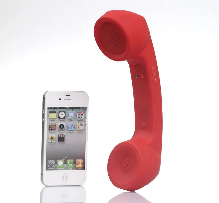 Retro-style Bluetooth wireless headset with bilateral ear-hanging design in six colour options