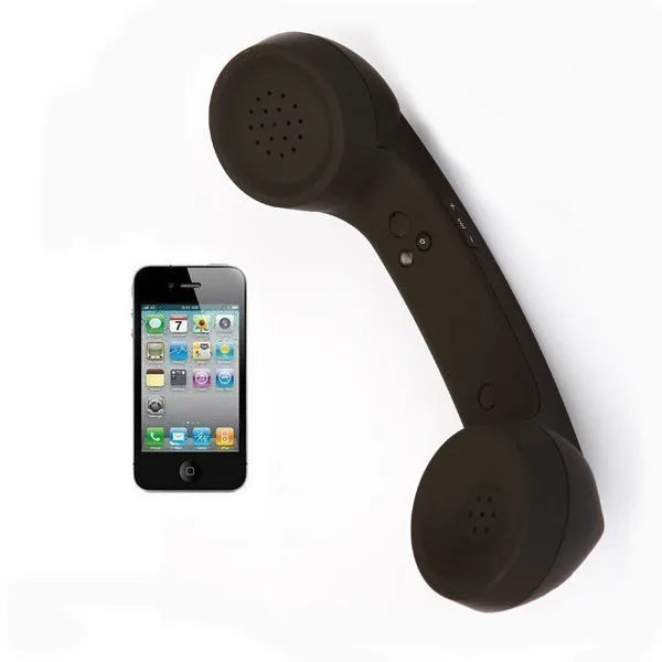 Retro-style Bluetooth wireless headset with bilateral ear-hanging design in six colour options