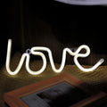 LED neon sign modelling light with pink and warm white colour options and silicone housing