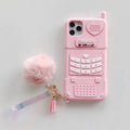 Pink TPU phone case with Big Brother print for Xiaomi, showing back and edges covered