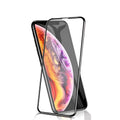 Black tempered glass front film screen protector for iPhone 11 Pro Max XS Max 6 6s 7 8 Plus XR X XS