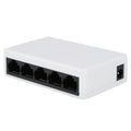 White 5-port 100 Mbps Ethernet switch S105C, 82 x 49 x 21 mm, full duplex network hub