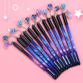 Constellation gel pen 12 pack with five creative designs and 0.5mm needle tube writing