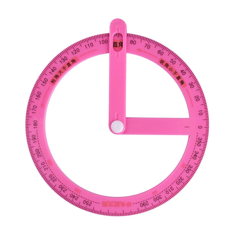 Combined fraction plate and circle teaching aids with magnetic blocks and transparent films on a plastic base.