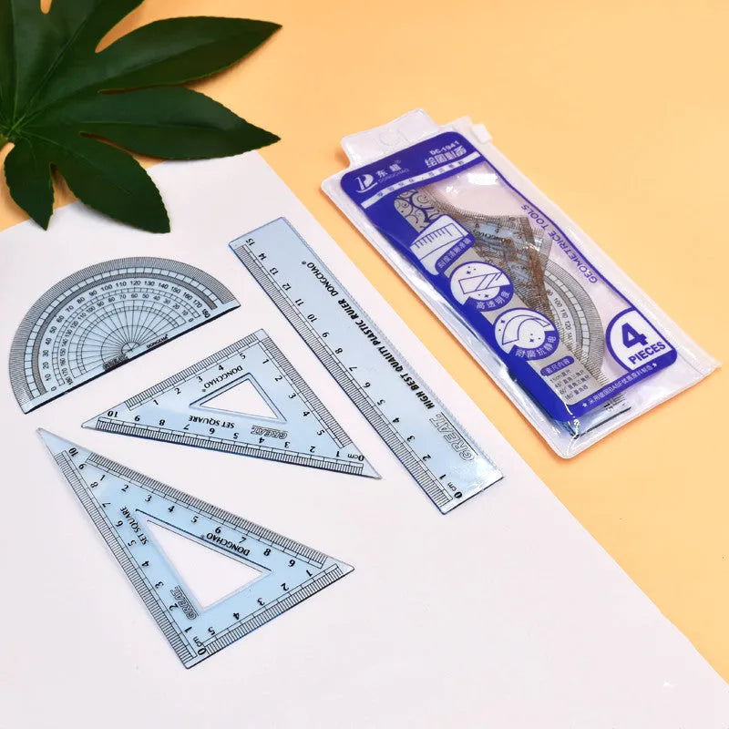 Combined fraction plate and circle teaching aids with magnetic blocks and transparent films on a plastic base.